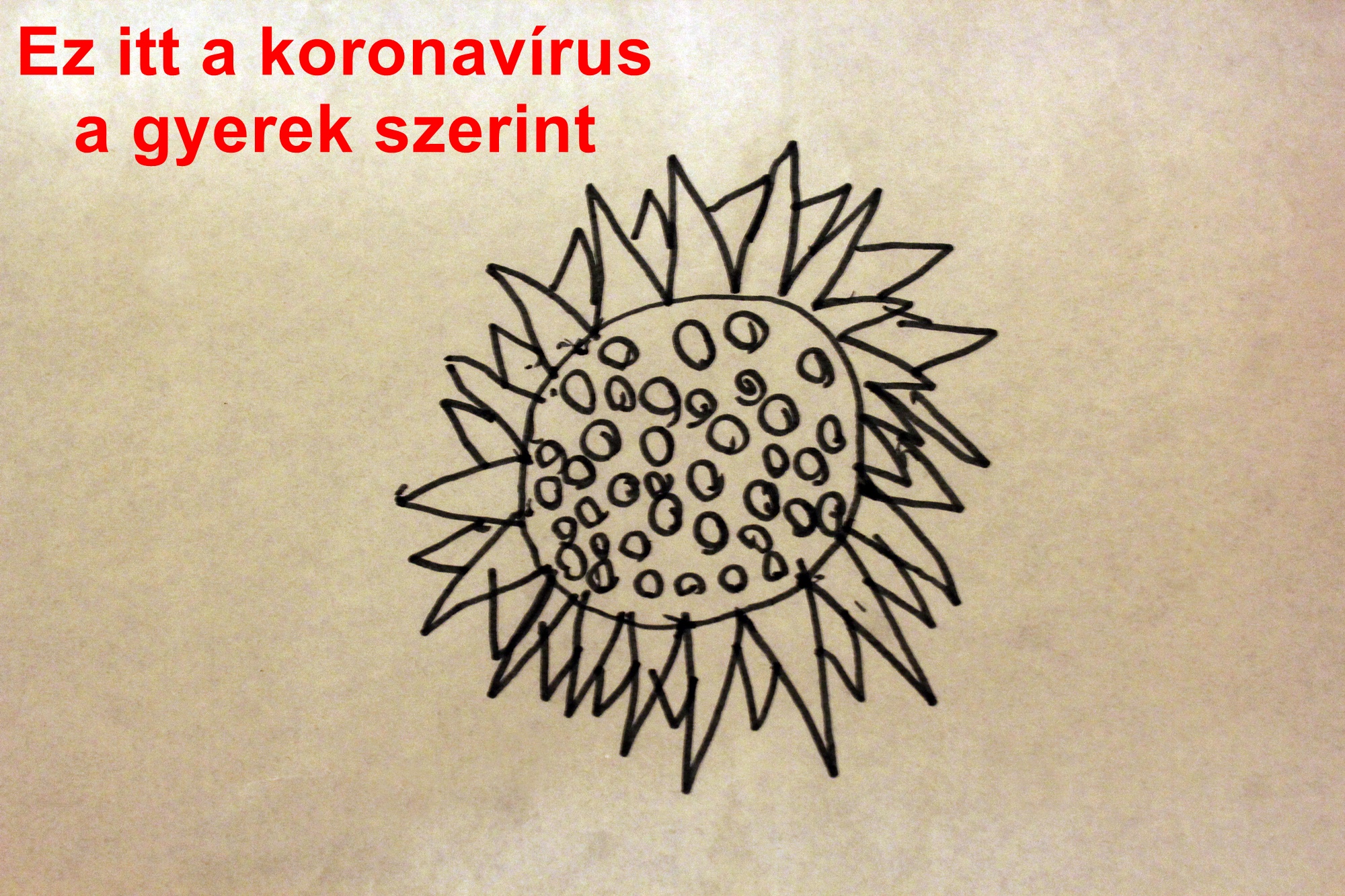 Ez itt a koronavírus a gyerek szerint