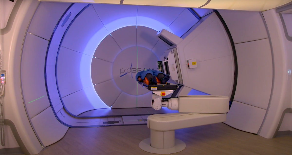 For the first time in the world, proton therapy has been used for breast cancer patients in the UK