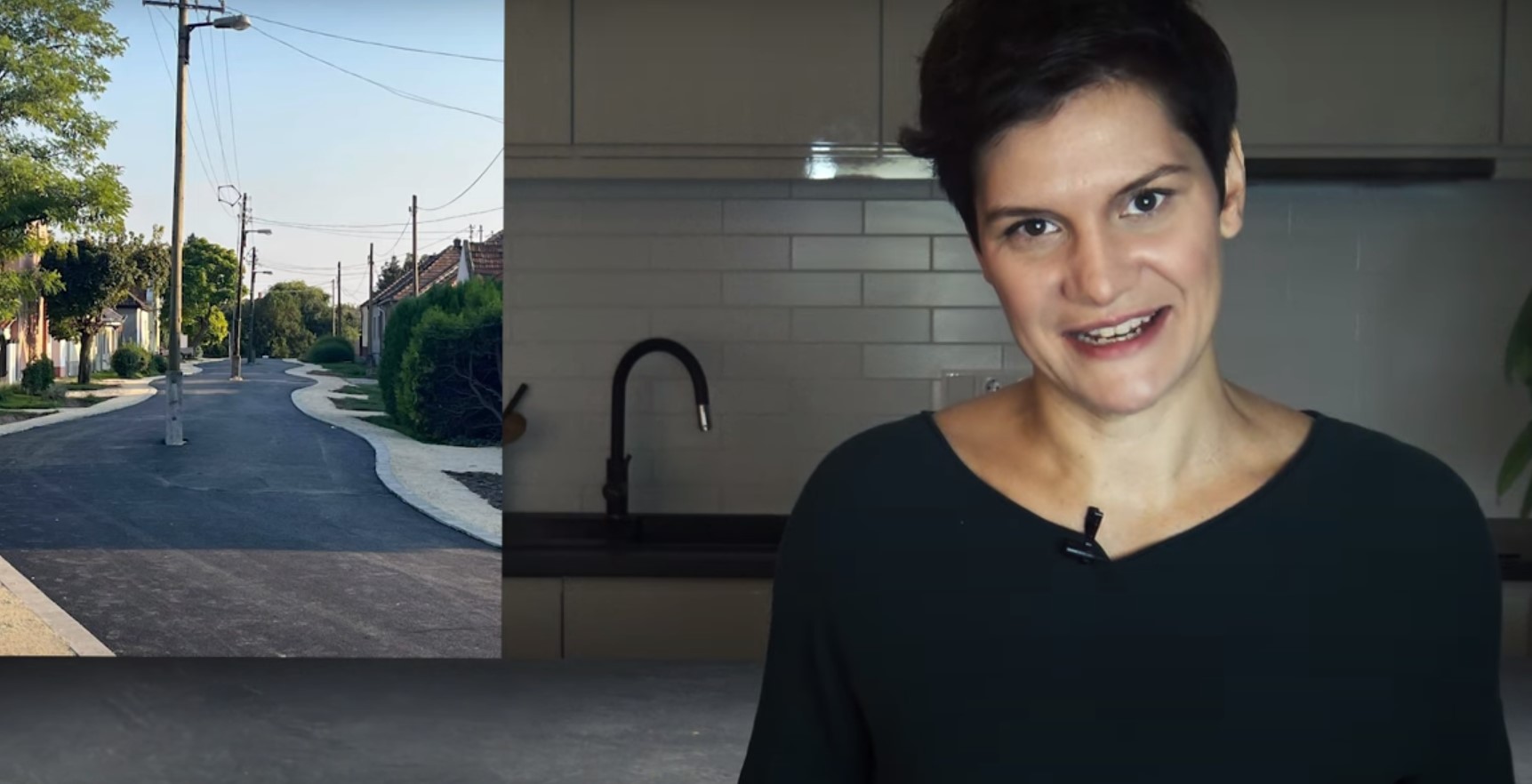 Pottyondy Edina az út közepére tett lámpaoszlopokról: a magyaros furfang megoldotta