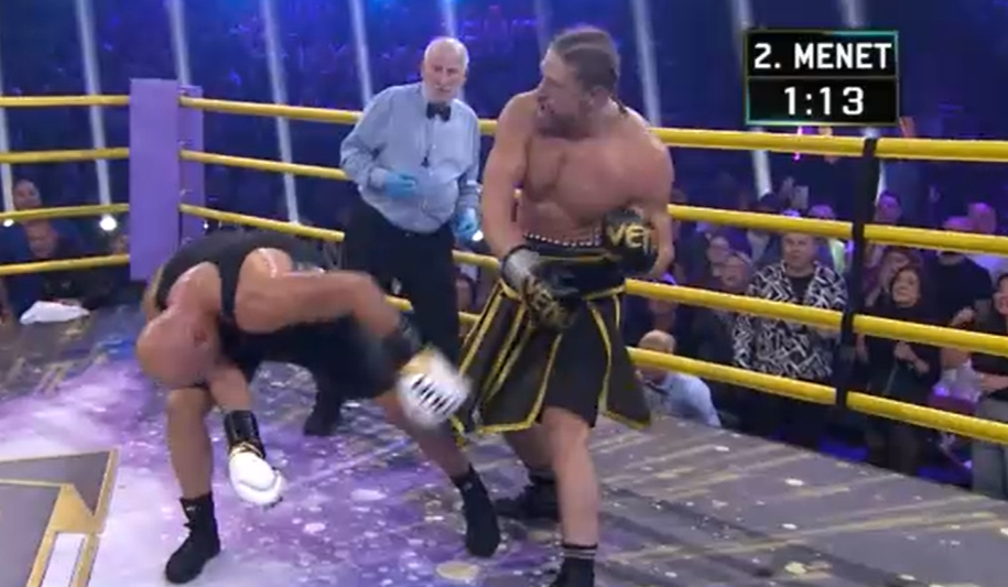 Sztárbox: Pintér Tibor lóháton érkezett a ringhez, majd kiütötte Dobrády Ákost