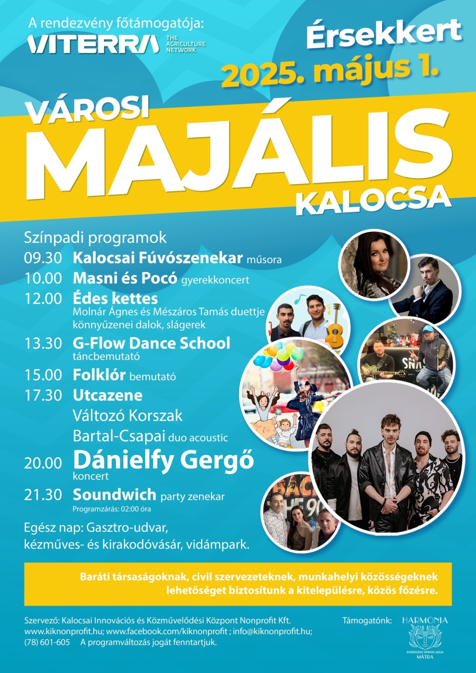 Kalocsai majális az Érsekkertben