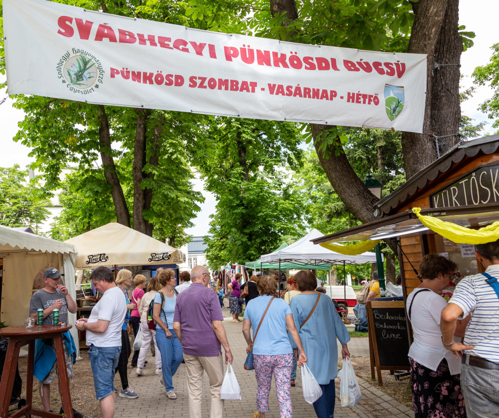 A Svábhegyi Pünkösdi Búcsú idén 2025. június 7-9-én lesz a XII. kerületi Diana-parkban.